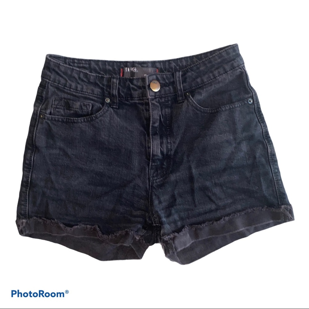 Black BDG High Rise Shorts